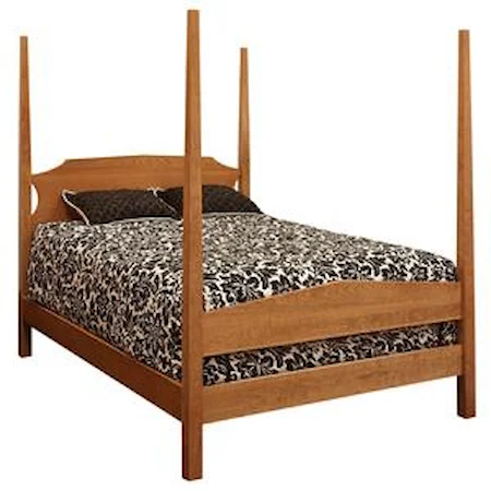 Queen Poster Bed with Tapered Posts